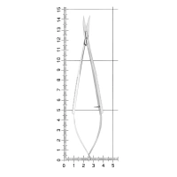 Ножницы хирургические Castroviejo 19-23*, изогнутые, 14 см