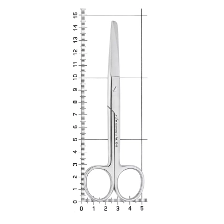 Ножницы хирургические 19-16*, острый/тупой,14,5см