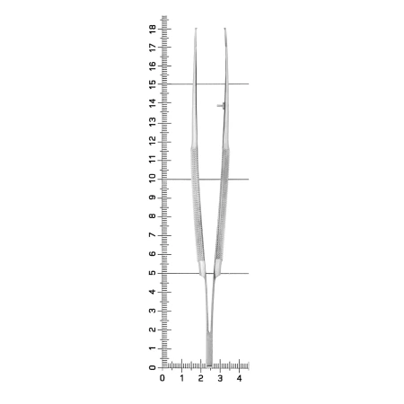 Микро-Пинцет Gomel хирургический 22-30*, прямой, 18см