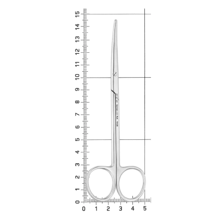 Ножницы хирургические Metzenbaum 19-26*, изогнутые, тупой кончик, 14,5 см