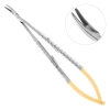 Иглодержатель Micro-Nadelhalter  40-96TC*, изогнутый, 18 см Иглодержатель Micro-Nadelhalter  40-96TC*, изогнутый, 18 см