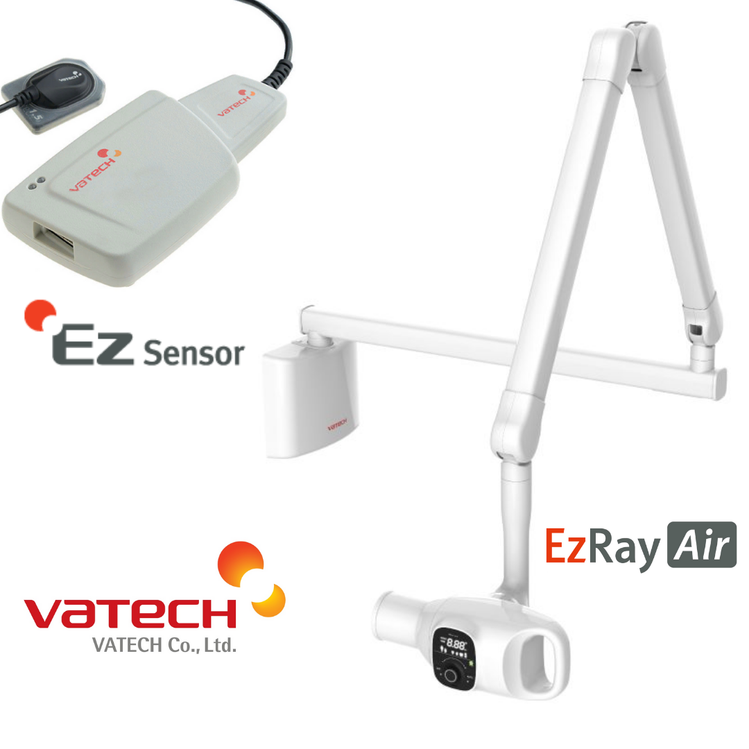 Комплект настенный рентген EzRay Air Wall плюс визиограф EzSensor 1,5