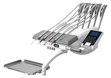 Стоматологическая установка Mercury 1000 с верхней подачей инструментов Стоматологическая установка Mercury 1000 с верхней подачей инструментов