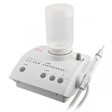 Скалер ультразвуковой UDS-E LED - автономный ультразвуковой скалер с фиброоптикой (с перио- и эндо- режимами), 8 насадок в комплекте