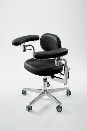 Стул микроскописта ЭКСПОРТ с полукруглыми локтями Стул микроскописта ЭКСПОРТ с полукруглыми локтями