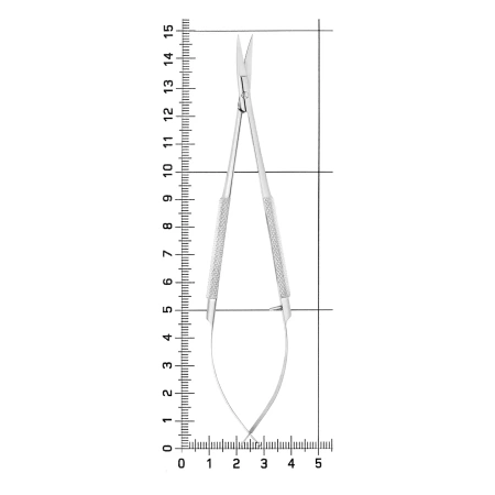 Ножницы хирургические изогнутые Castroviejo-Gomel 19-28*, 14см,