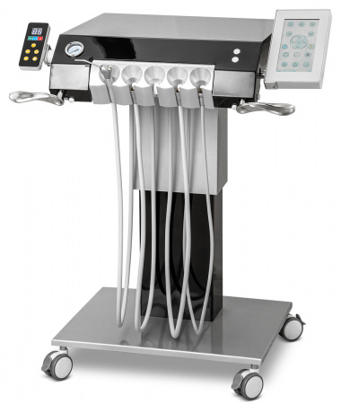 Стоматологическая установка M9+ Safety нижняя подача с подкатным блоком