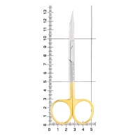 Ножницы хирургические Goldmann-Fox TC  19-6TC*, изогнутые, 12,5см