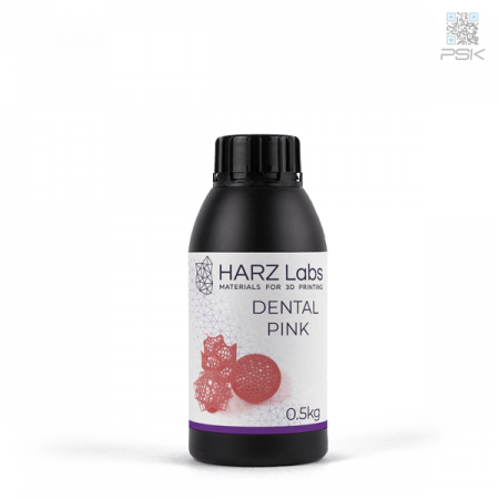 Фотополимер HARZ Labs Dental Pink LCD/DLP 0,5 кг