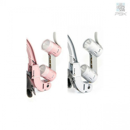 Бестеневой налобный осветитель MNG-12 в комплекте с бинокулярами с увеличением 2.5x-3.5x, 90000 люкс