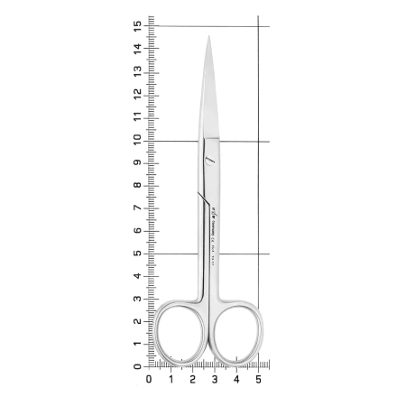 Ножницы хирургические 19-17*, острый/острый, 14,5см