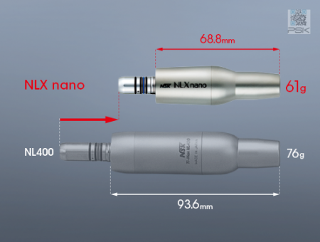 Микромотор электрический NLX nano LED S230 портативный, NSK Nakanishi (Япония)