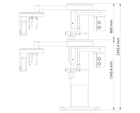 Компьютерный томограф Vatech GREEN X12 SC (FOV 12x14) с цефаллостатом