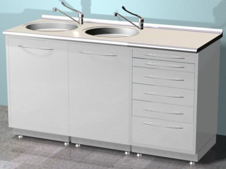 Комплект мебели для стерилизационной ARKODENT-M21 (в белом цвете)