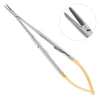 Иглодержатель, Micro-Nadelhalter TC  40-47* прямой, 18 см Иглодержатель, Micro-Nadelhalter TC  40-47* прямой, 18 см