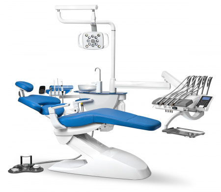 Стоматологическая установка Mercury 1000 с верхней подачей инструментов Стоматологическая установка Mercury 1000 с верхней подачей инструментов