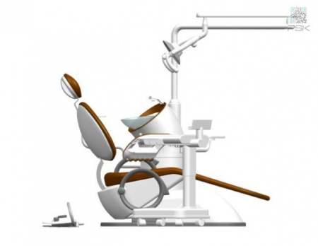 Стоматологическая установка Osstem K3 CART с перекатным картом (комплектация с электрическим мотором)