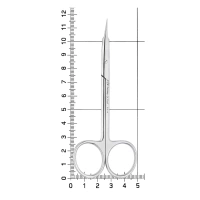 Ножницы хирургические изогнутые Stevens 19-4*, 11,5 см