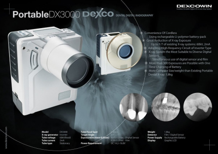 Портативный высокочастотный рентген-аппарат DX-3000 Портативный высокочастотный рентген-аппарат DX-3000